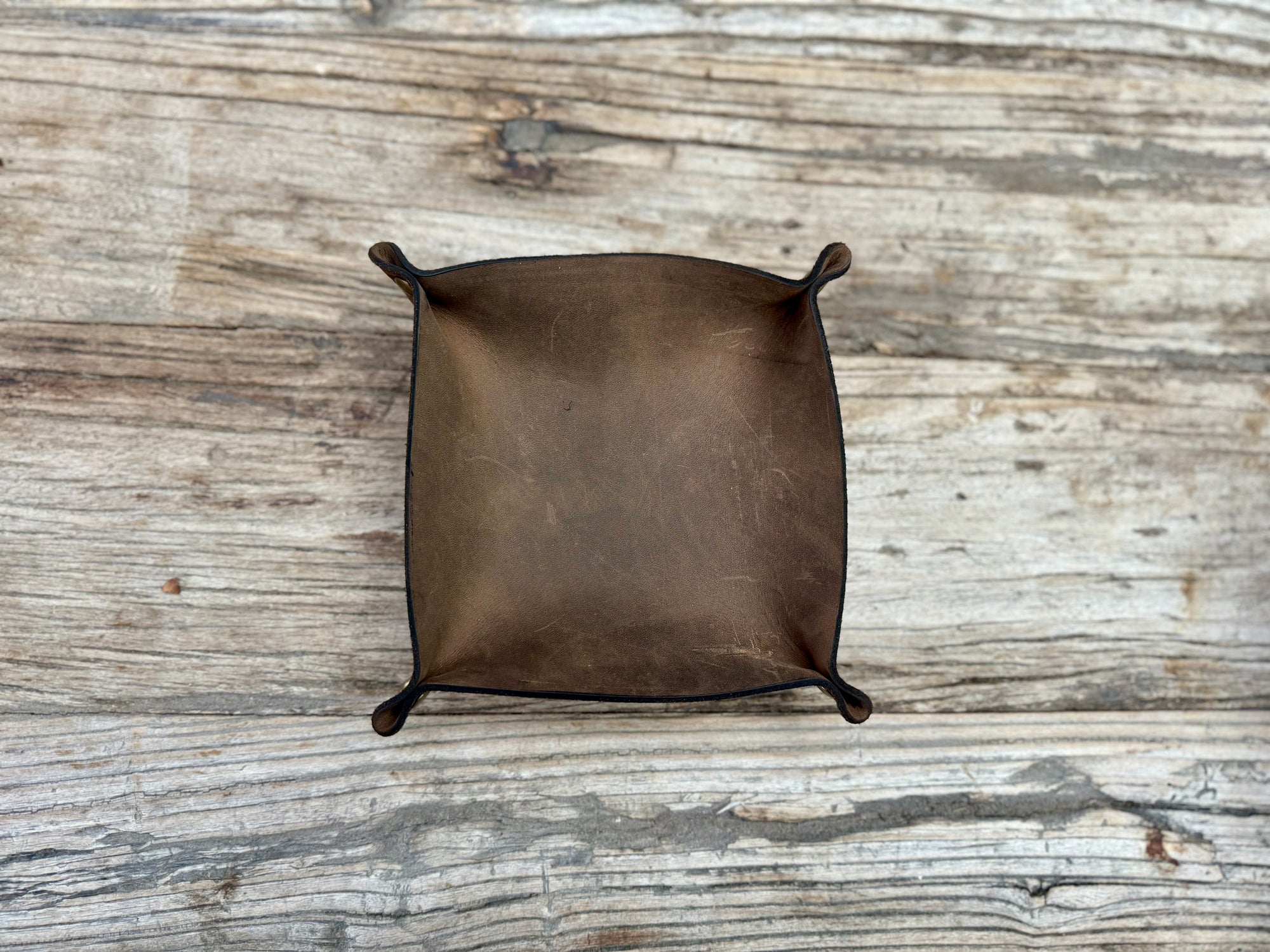 Leather Valet Catch-All Tray