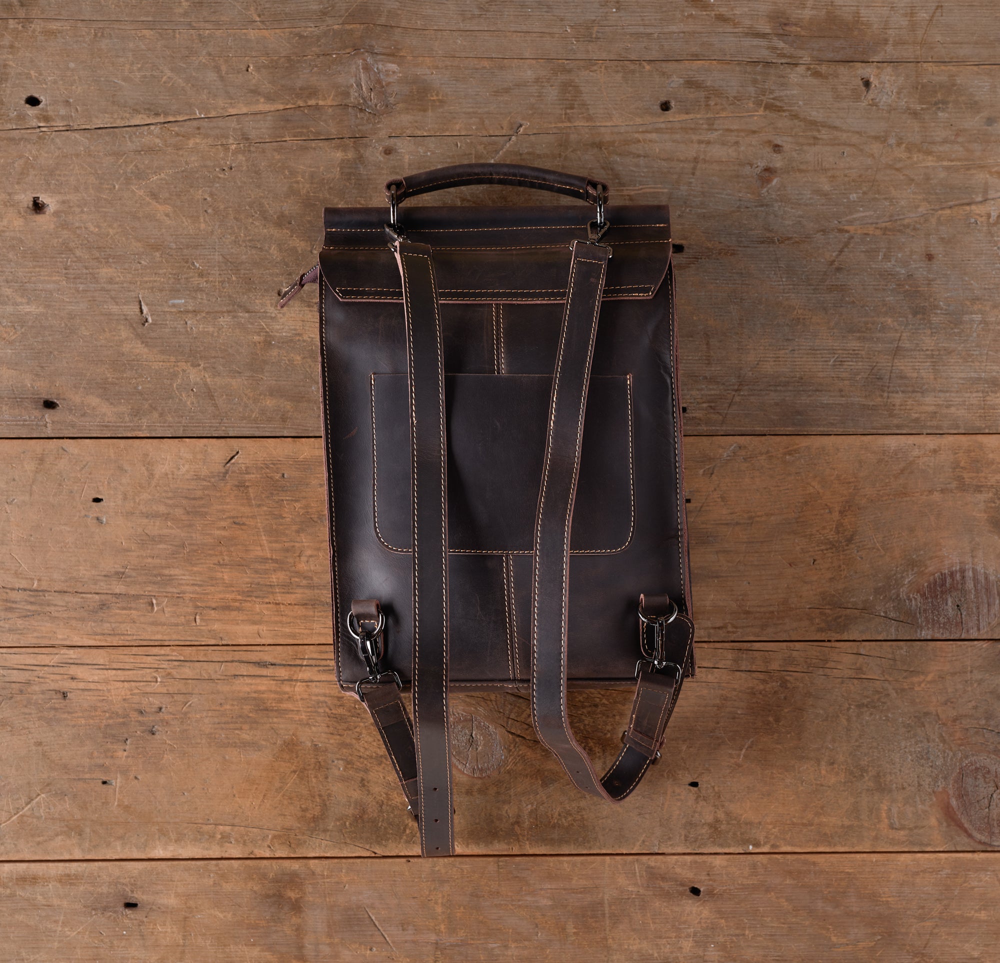 Mustang Leather Backpack