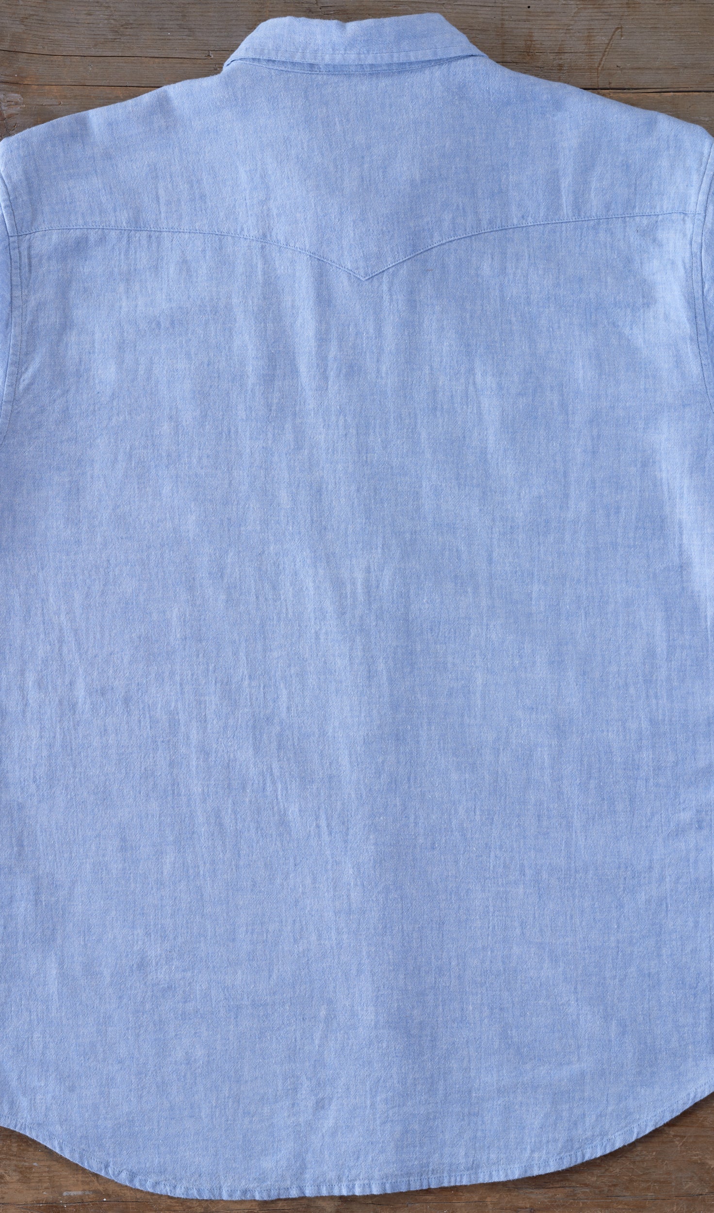 Slub Chambray Solid, Long Sleeve Shirt