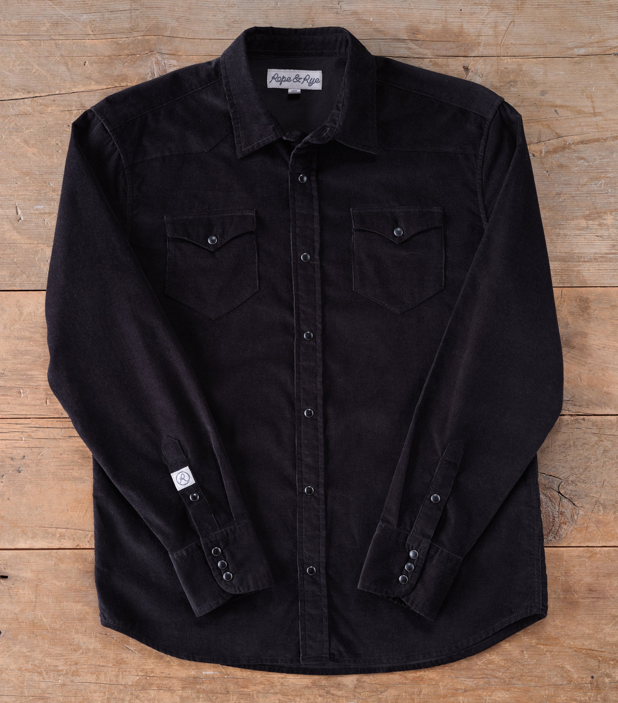 Pinwale Corduroy Solid, Long Sleeve Shirt