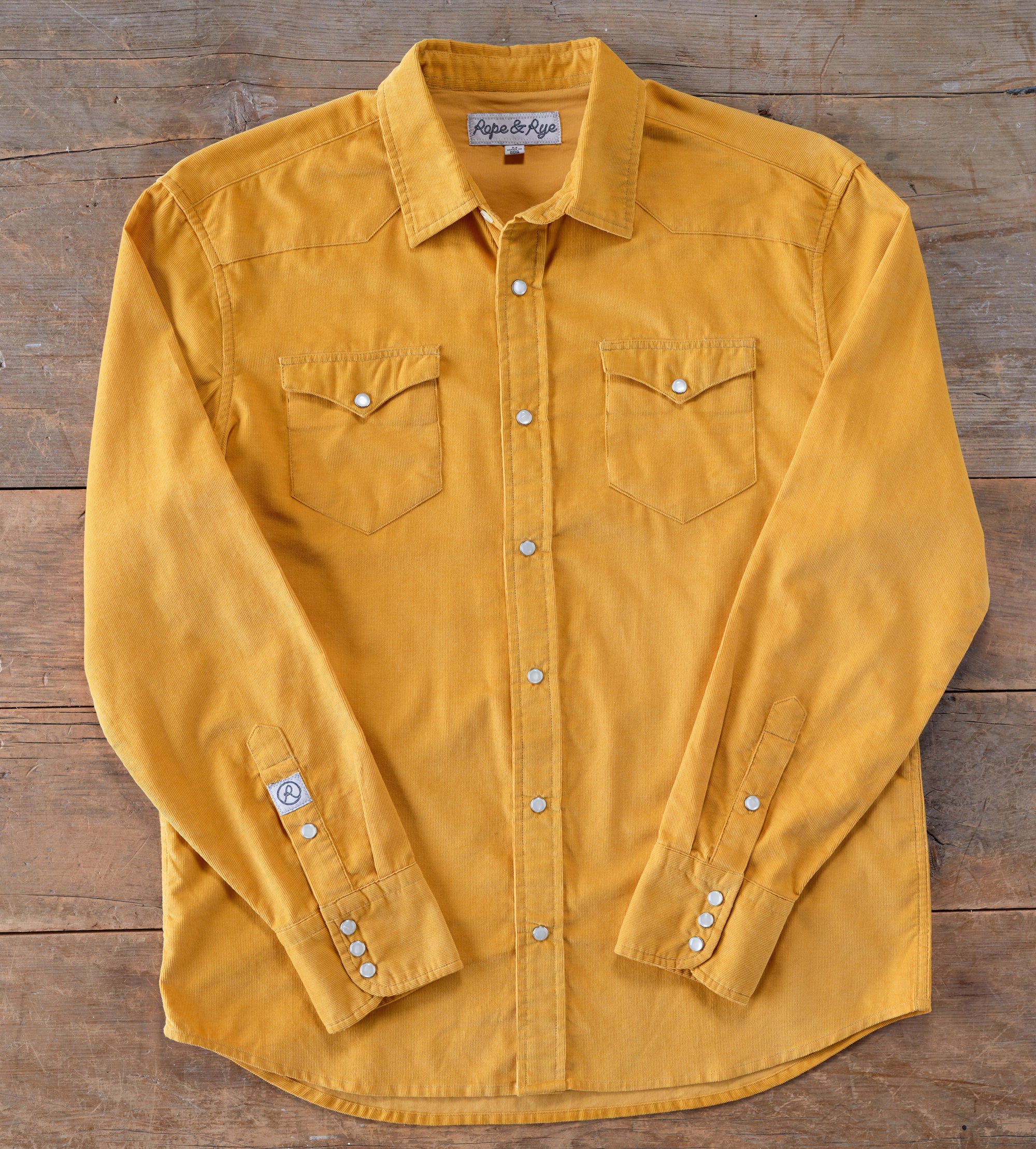 Pinwale Corduroy Solid, Long Sleeve Shirt