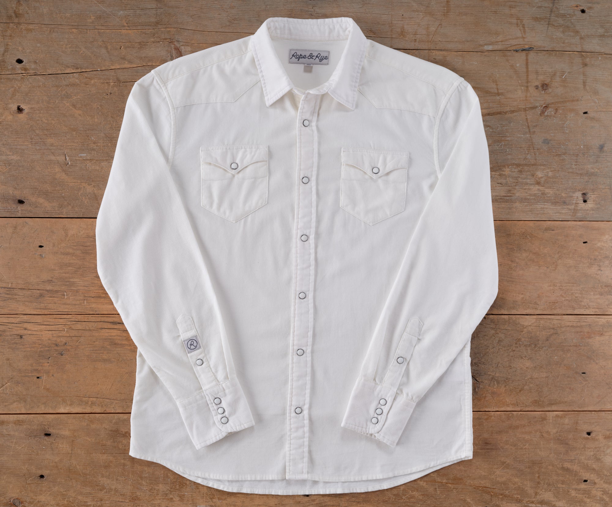 Pinwale Corduroy Solid, Long Sleeve Shirt