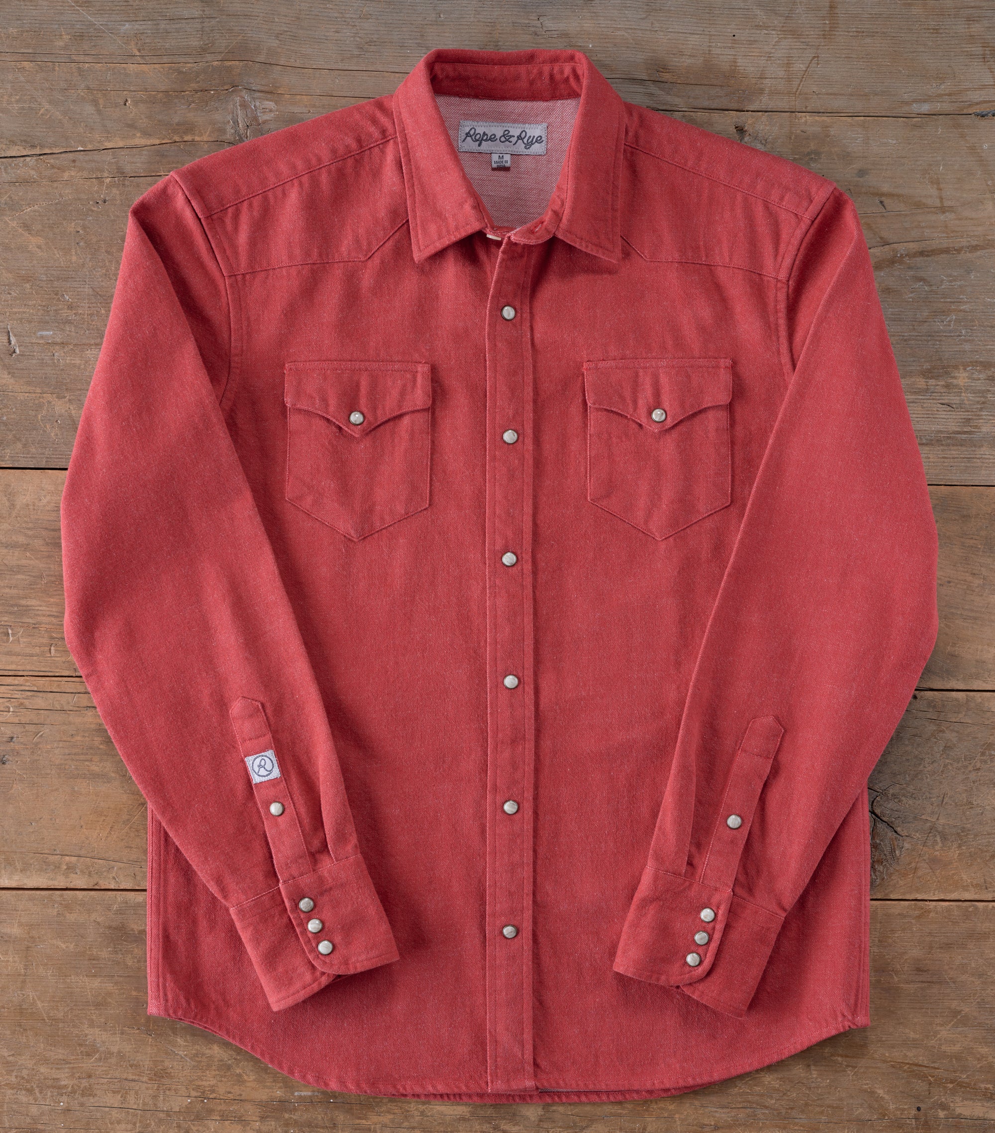12 oz. Japanese Denim Solid, Long Sleeve Shirt
