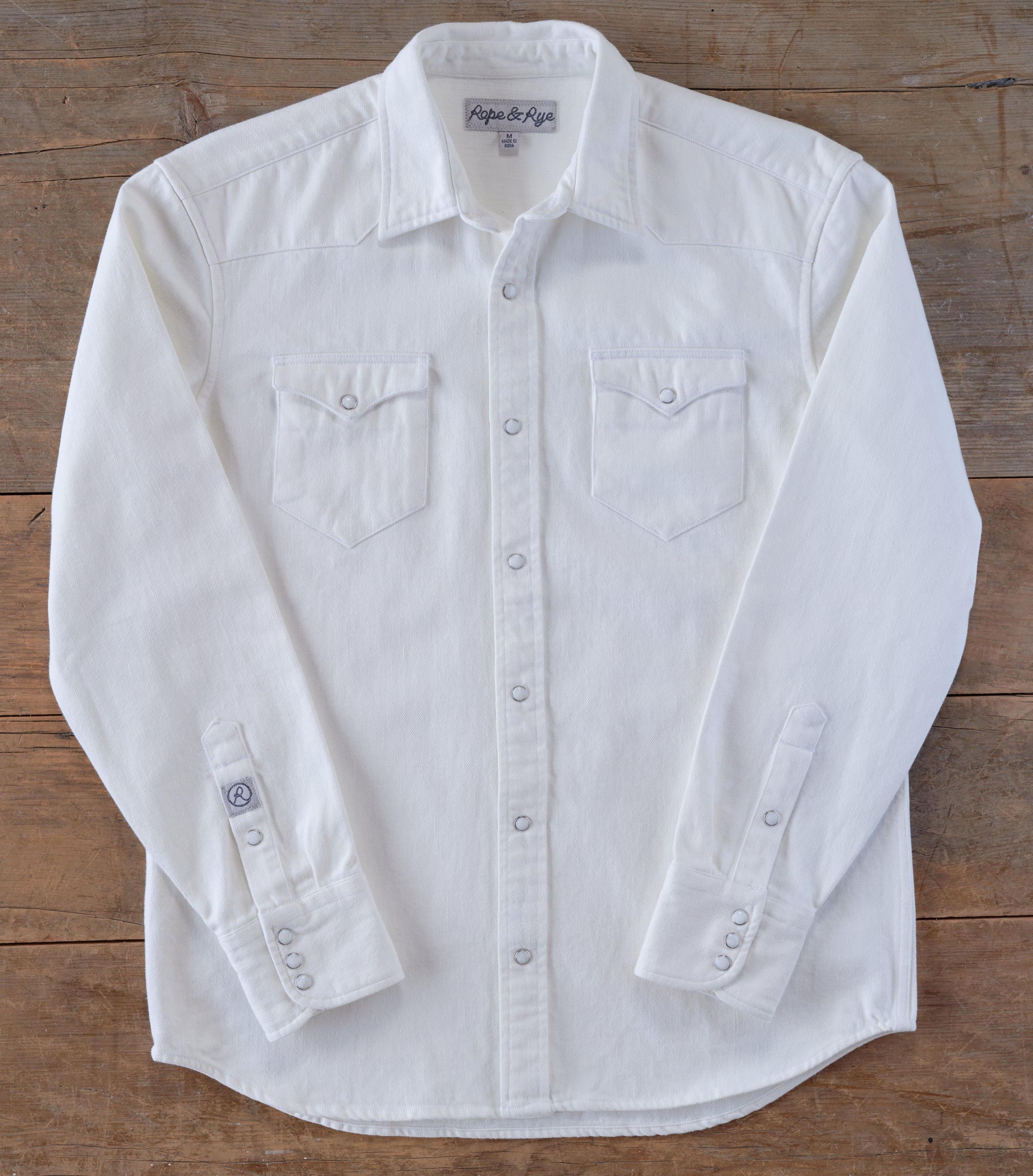 12 oz. Japanese Denim Solid, Long Sleeve Shirt