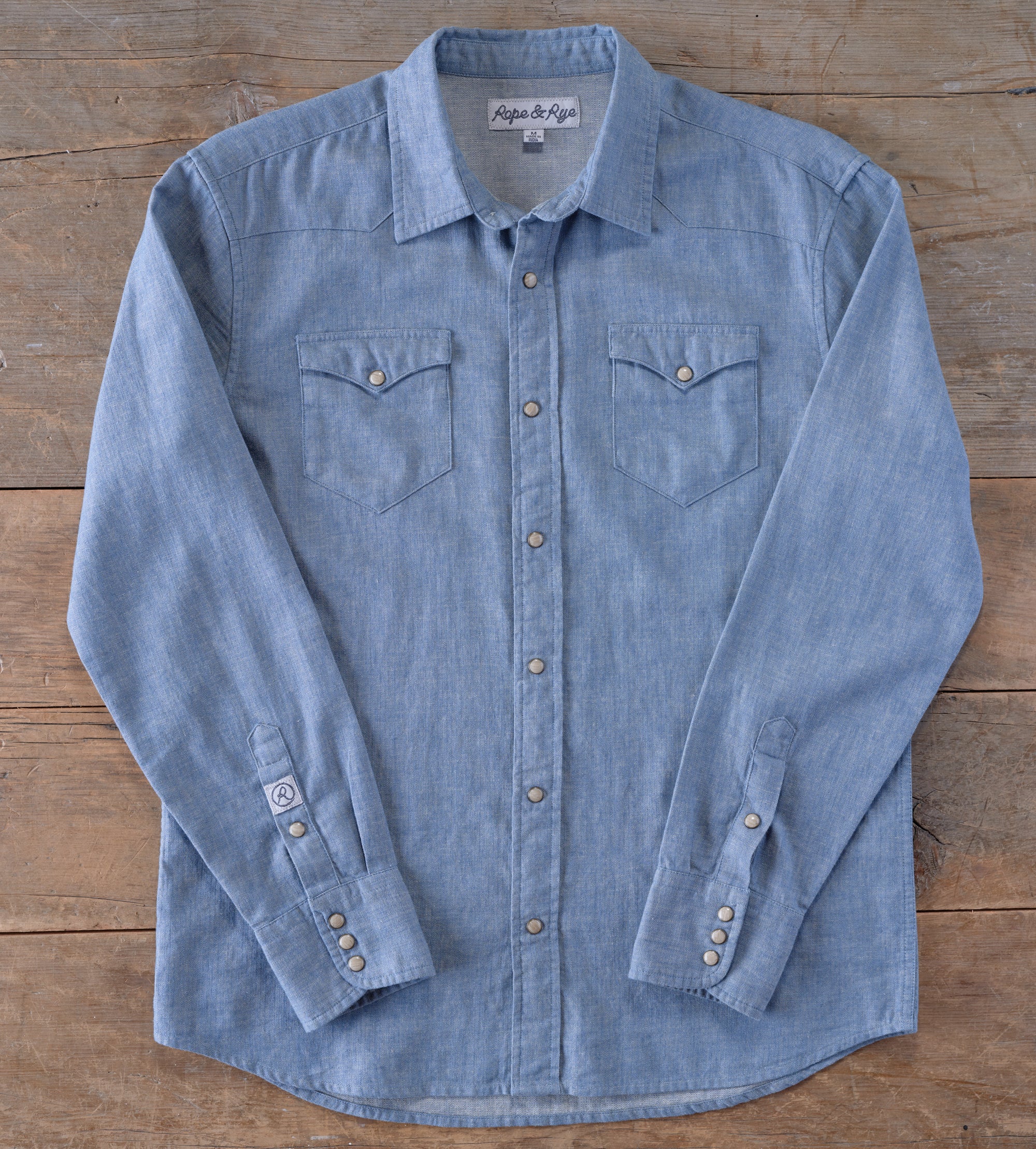 Mini Herringbone, Long Sleeve Shirt