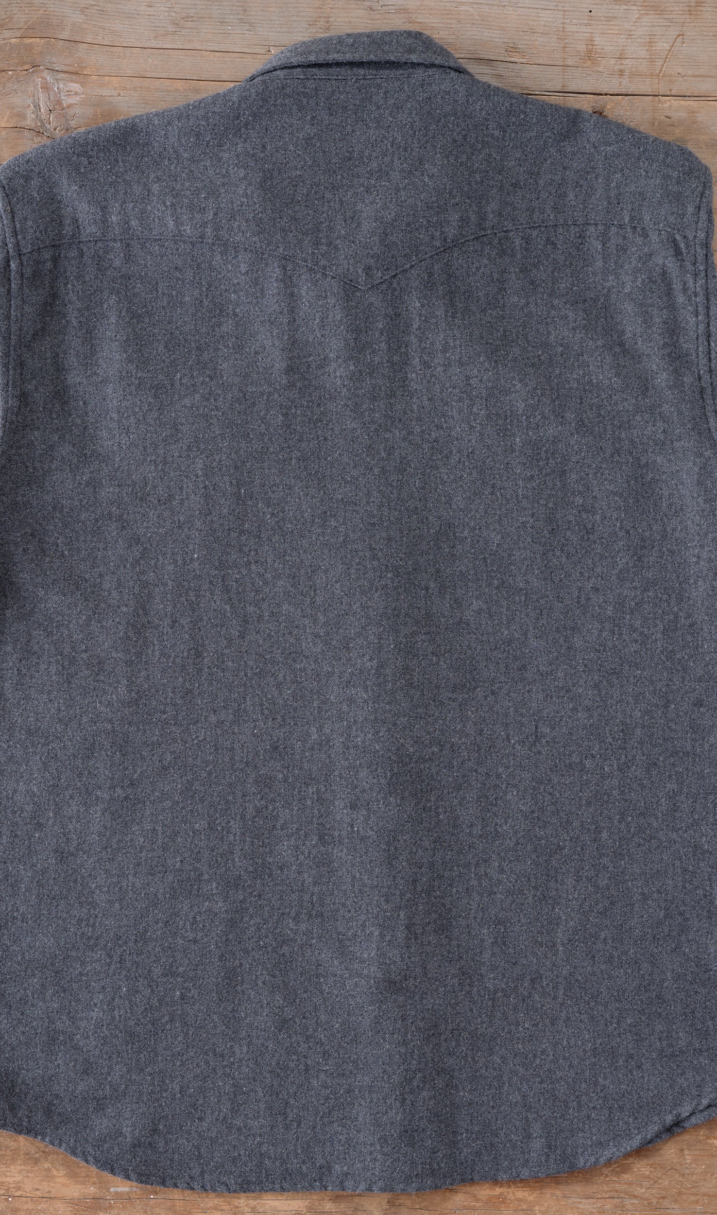 Recycled Wool Solid, Long Sleeve Shirt