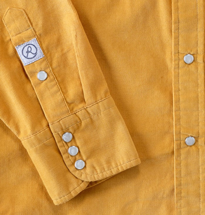 Pinwale Corduroy Solid, Long Sleeve Shirt