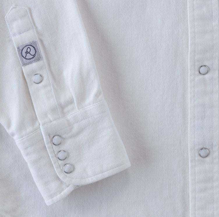 12 oz. Japanese Denim Solid, Long Sleeve Shirt