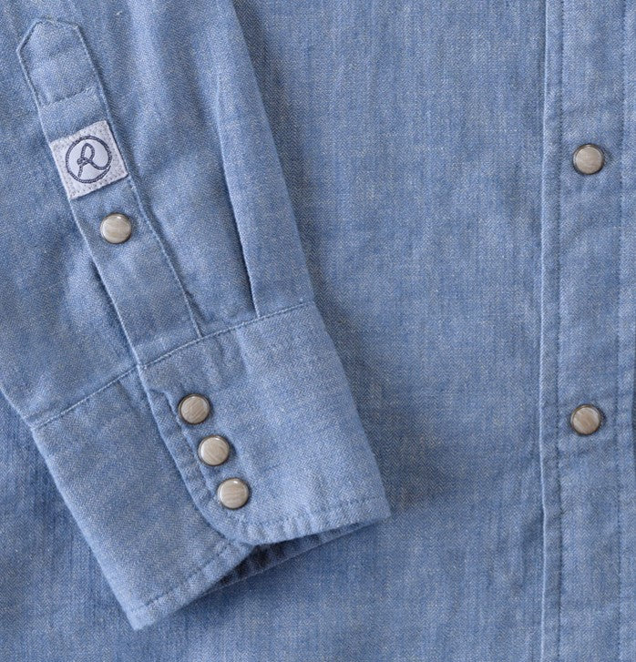 Mini Herringbone, Long Sleeve Shirt