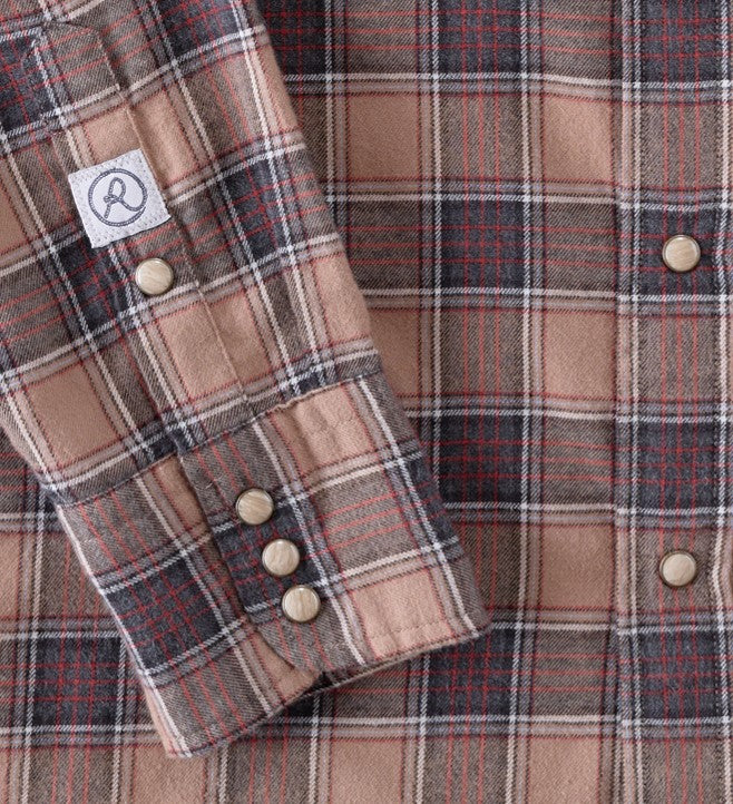 Brushed Plaid, Long Sleeve Shirt